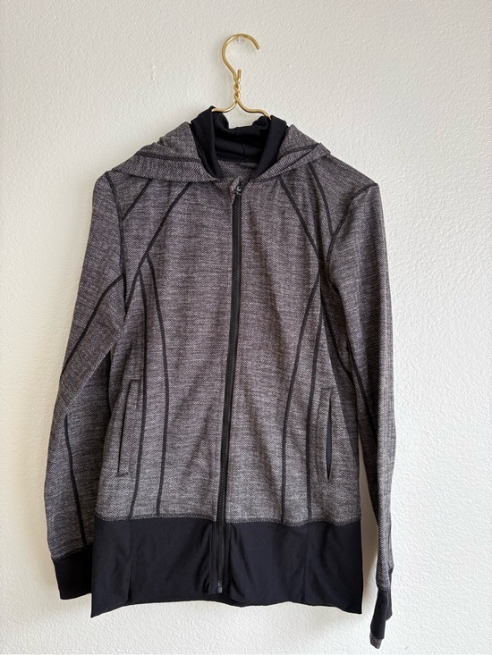 lululemon athletica Jackets & Blazers - lululemon Womens athletica Heathered Gray Hooded Zip Jacket